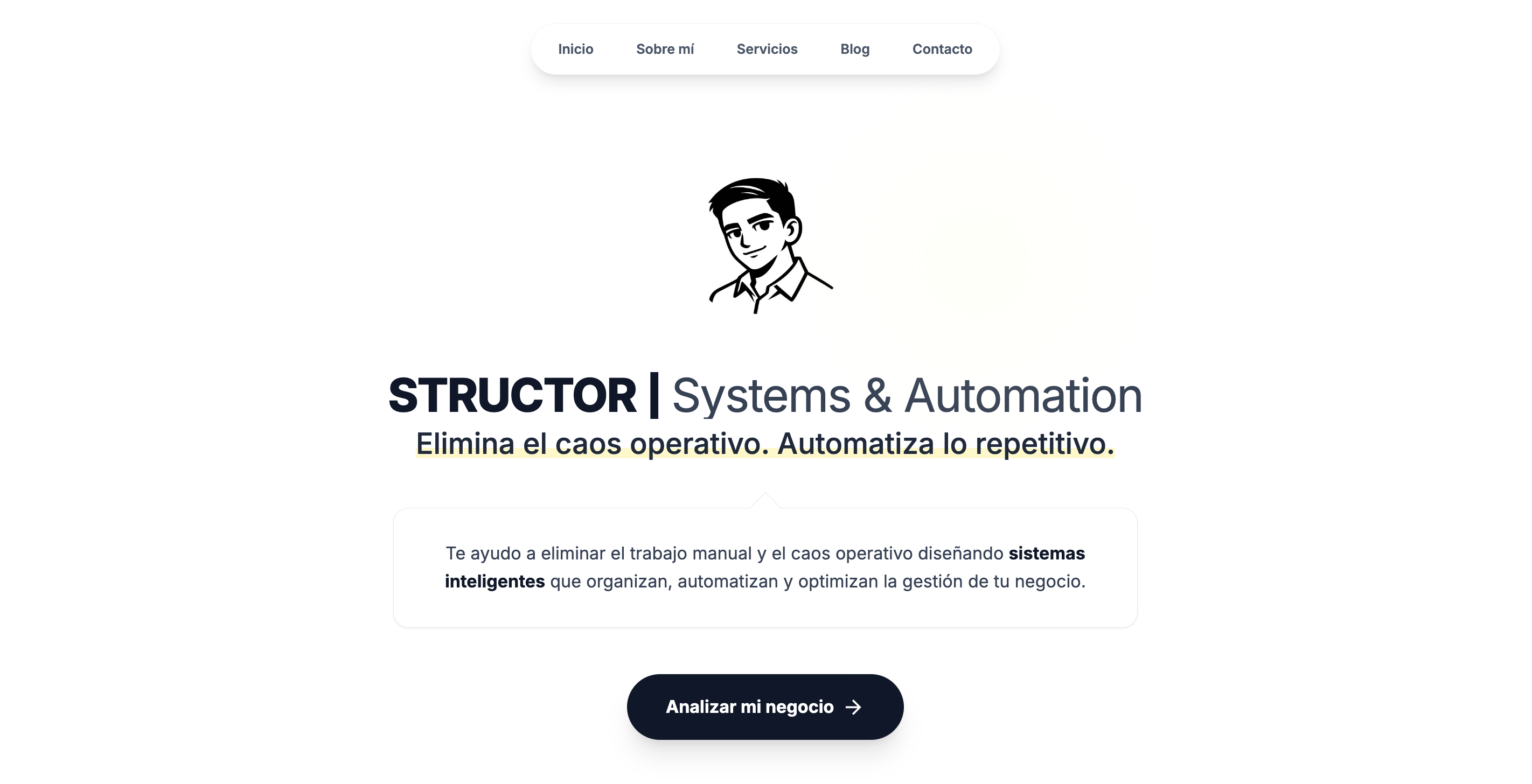 Web de STRUCTOR — punto de entrada del sistema Nexus